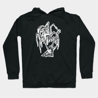 SEEMBO Spider Playing Guitar Guitarist Musician Music Band Hoodie